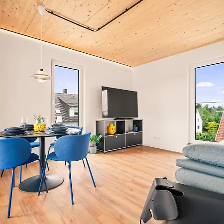 Penthouse Mit Traumhafter Terrasse Klimatisiert Apartment Friedrichshafen Exterior photo