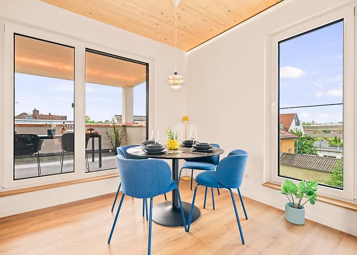 Penthouse Mit Traumhafter Terrasse Klimatisiert